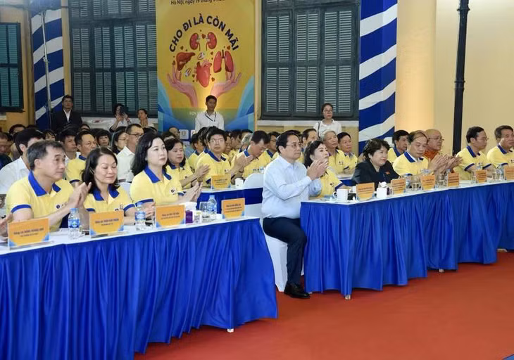 Thủ tướng Phạm Minh Chính và các đại biểu tham dự buổi lễ.