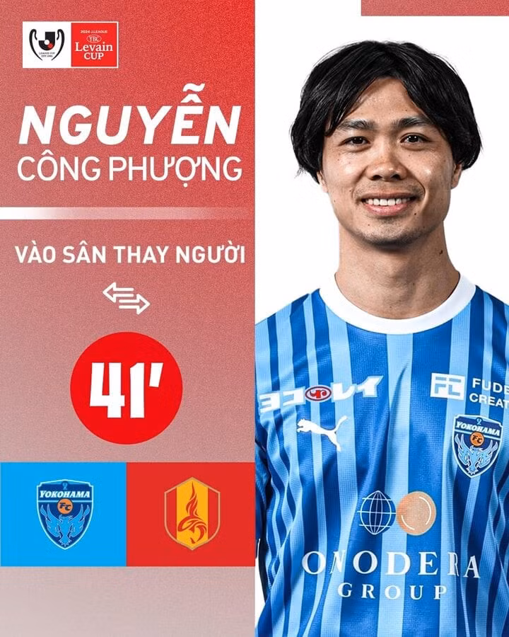 Trang thông tin của J.League cập nhật thông tin về Công Phượng.