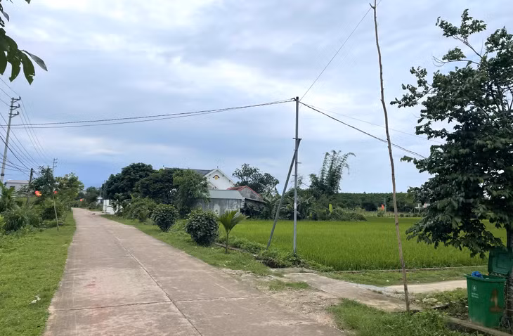 Đường dây sau công tơ của các hộ dân thôn 1, xã Quảng Thịnh hầu hết đều quá nhỏ, trong khi phụ tải ngày càng tăng dẫn đến tình trạng điện yếu.