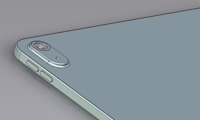 Thiết kế cụm camera mới trên iPad Air 2024. Ảnh: 91mobiles