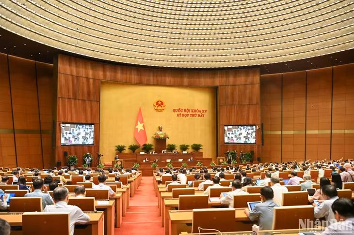 Quang cảnh phiên họp chiều 30/5. (Ảnh: DUY LINH)