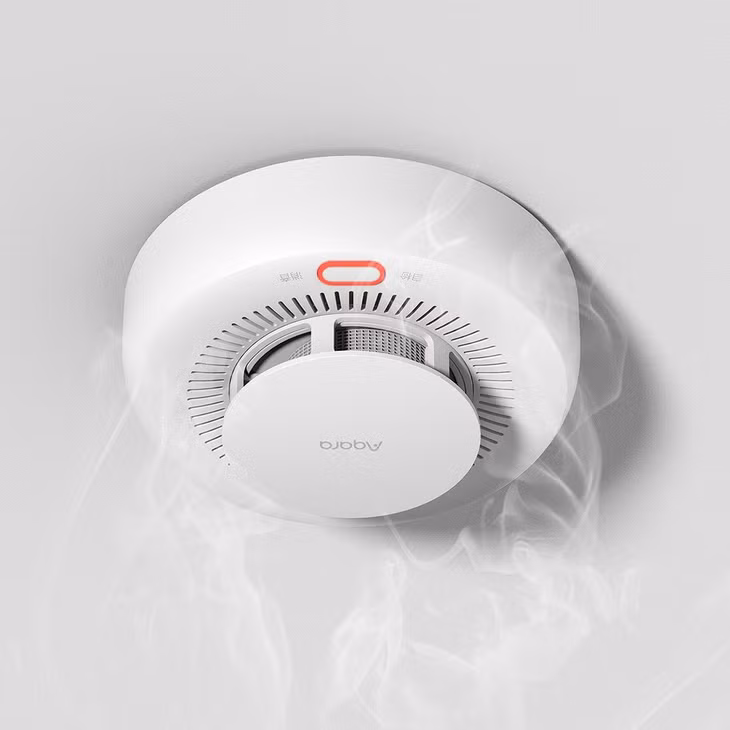 Thiết bị báo khói nên được lắp giữa trần nhà. Ảnh: Chụp màn hình.