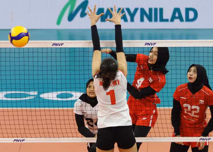 Indonesia vùng lên đầy mạnh mẽ ở ván 3 - Ảnh: AVC