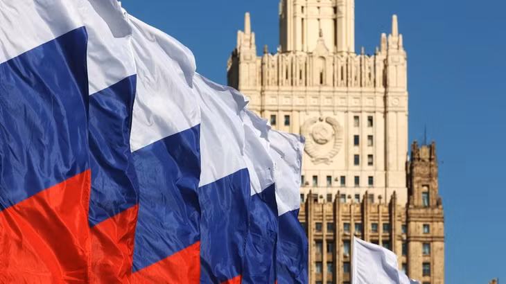Trụ sở Bộ Ngoại giao Nga ở Mátxcơva. Ảnh: Sputnik