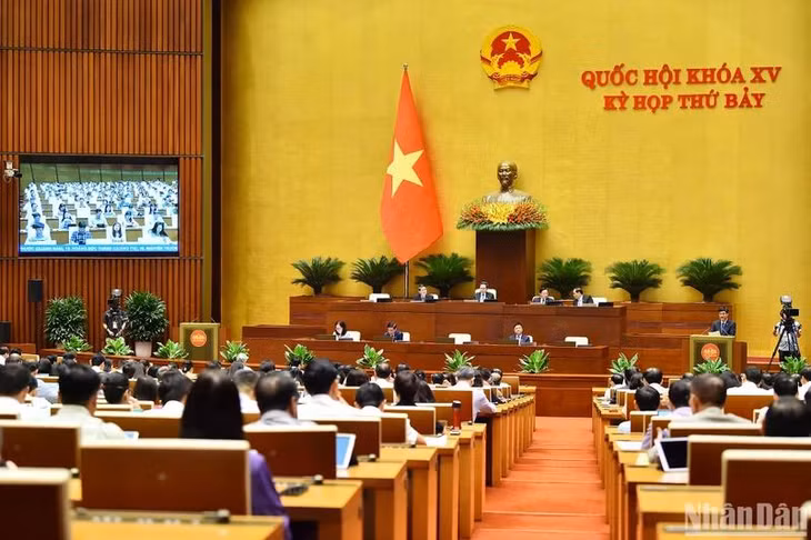 Quang cảnh phiên làm việc chiều 21/5. (Ảnh: Thủy Nguyên)