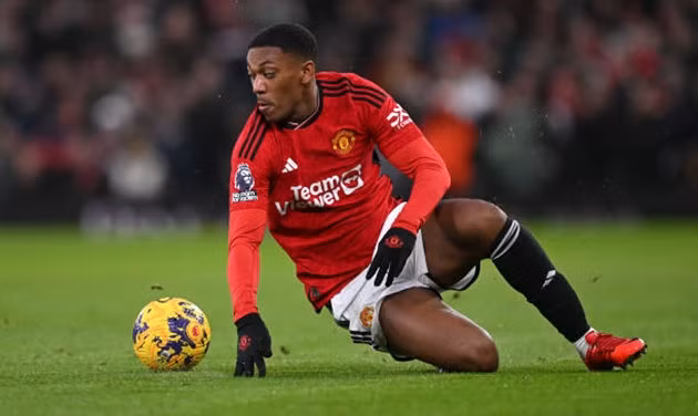 Anthony Martial đã bình phục chấn thương háng.