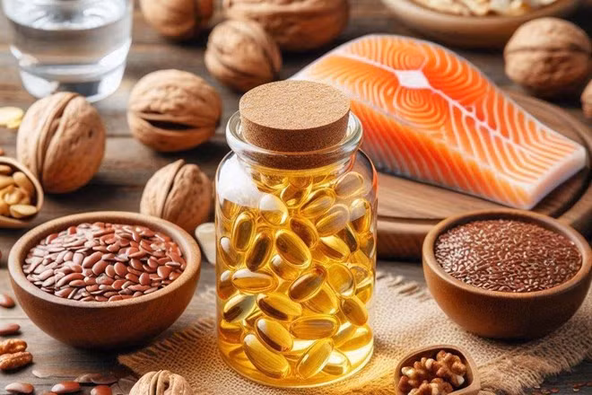 DHA chịu trách nhiệm cho sự phát triển và hoạt động của não. Ảnh: AI - Ngọc Thùy