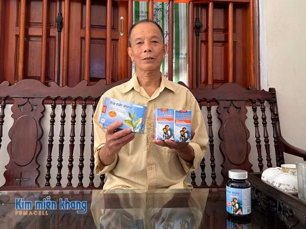 Ông Trạch rất tâm đắc về Kim Miễn Khang và Kim Miễn Khang Platinum.
