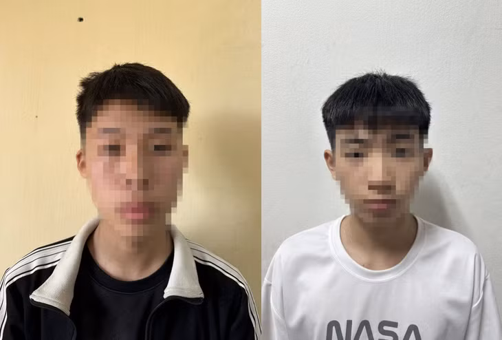 Đối tượng N.V.H và Đ.H.M tại cơ quan điều tra