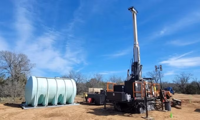 Bãi thử nghiệm công nghệ khoan của Quaise Energy. Ảnh: Quaise Energy