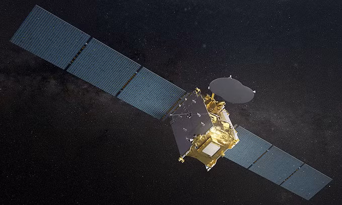 Mô phỏng vệ tinh Eutelsat Quantum. Ảnh: ESA.