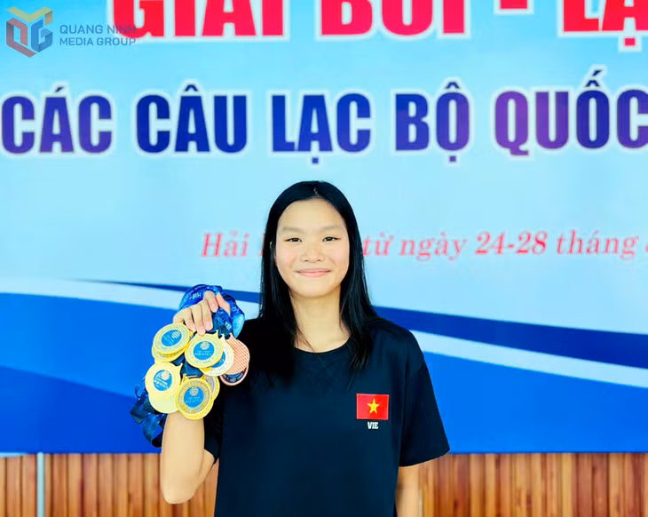 VĐV Phạm Thu Trang đoạt 11 HCV tại Giải vô địch các CLB Quốc gia 2025.