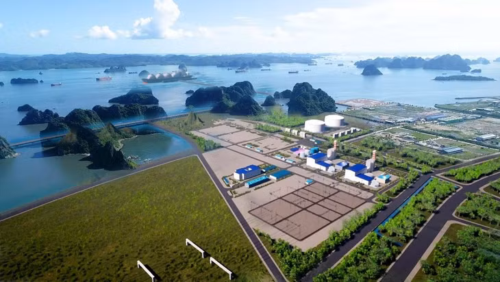 Phối cảnh dự án Nhà máy điện LNG Quảng Ninh.