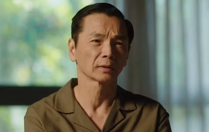 Trung Anh trong phim Lằn ranh