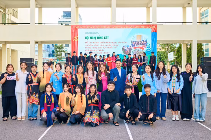 Hội nghị tổng kết đề án Giảm thiểu tình trạng tảo hôn và hôn nhân cận huyết thống trong vùng đồng bào dân tộc thiểu số giai đoạn 2015-2025. (Tháng 12/2025) Ảnh: Cơ sở cung cấp.