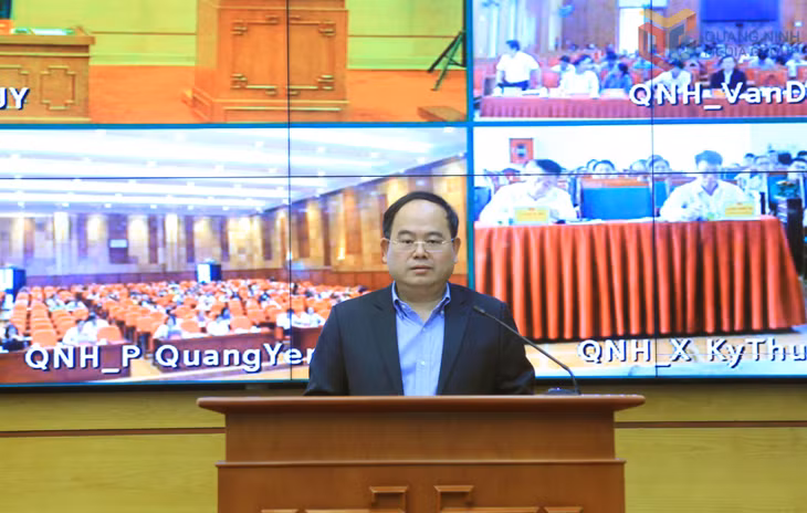 Đồng chí Quản Minh Cường, Ủy viên Trung ương Đảng, Bí thư Tỉnh ủy, Trưởng Đoàn ĐBQH tỉnh, Trưởng Ban Chỉ đạo, Chủ tịch Ủy ban Bầu cử tỉnh