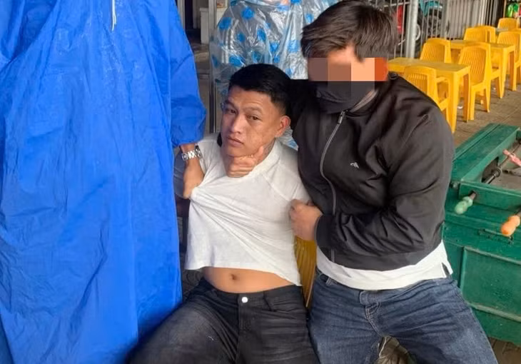 Công an Đà Nẵng bắt nhanh đối tượng cướp bông tai vàng của người phụ nữ 66 tuổi. Ảnh: CACC