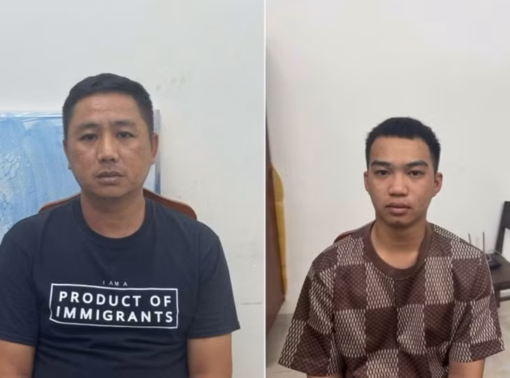 2 đối tượng vận chuyển hơn 2kg ma túy bị công an bắt tạm giam. Ảnh: Công an