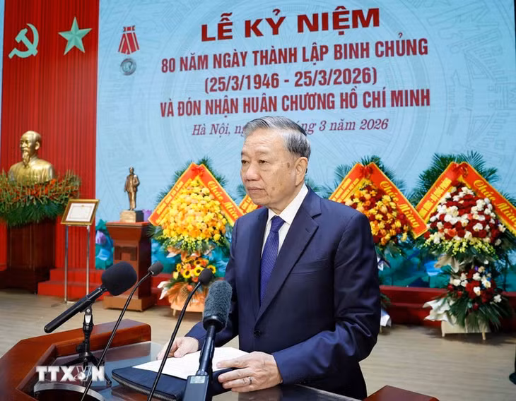 Tổng Bí thư Tô Lâm phát biểu chỉ đạo - Ảnh: TTXVN