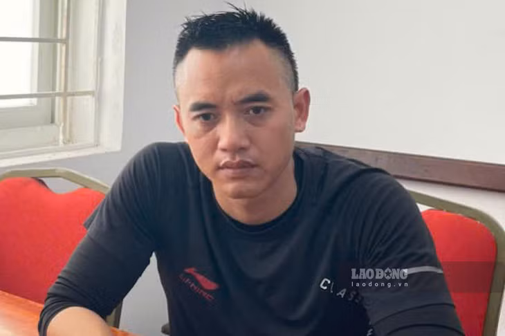 Tài xế bán tải liên quan đến vụ việc. Ảnh: M.T