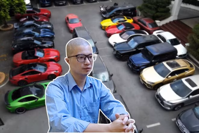 Mr Pips Phó Đức Nam (ảnh) cùng với Mr Hunter và 73 người vừa bị Công an Hà Nội đề nghị truy tố. Đồ họa: Thế Kỷ