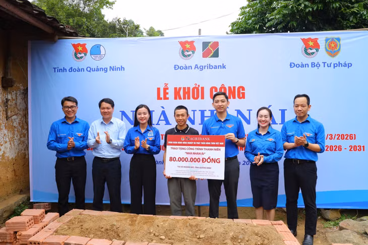 Khởi công xây dựng “Nhà nhân ái” cho hộ gia đình có hoàn cảnh khó khăn tại xã Hoành Mô.