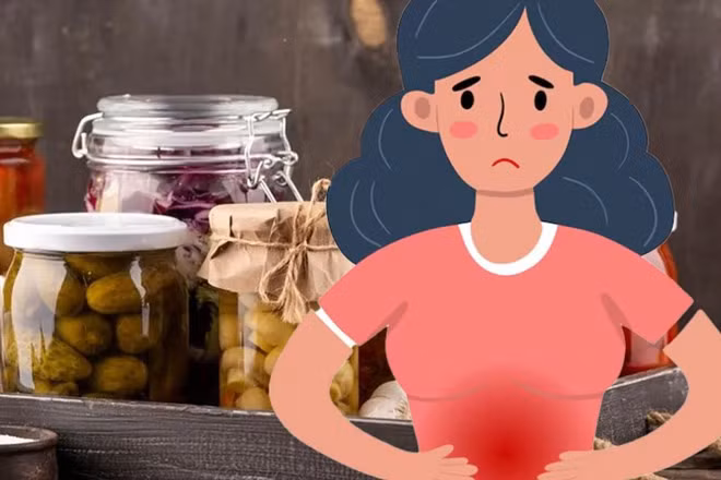 Thực phẩm lên men có thể gây khó chịu ở người có hệ tiêu hóa nhạy cảm. Đồ họa: Thiện Nhân