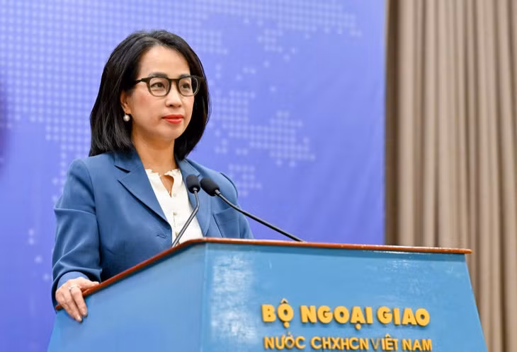 Người phát ngôn Bộ Ngoại giao Việt Nam Phạm Thu Hằng. (Ảnh: Bộ Ngoại giao)