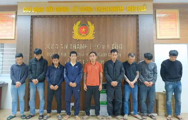 Các đối tượng bị khởi tố. Ảnh: Công an Hà Tĩnh
