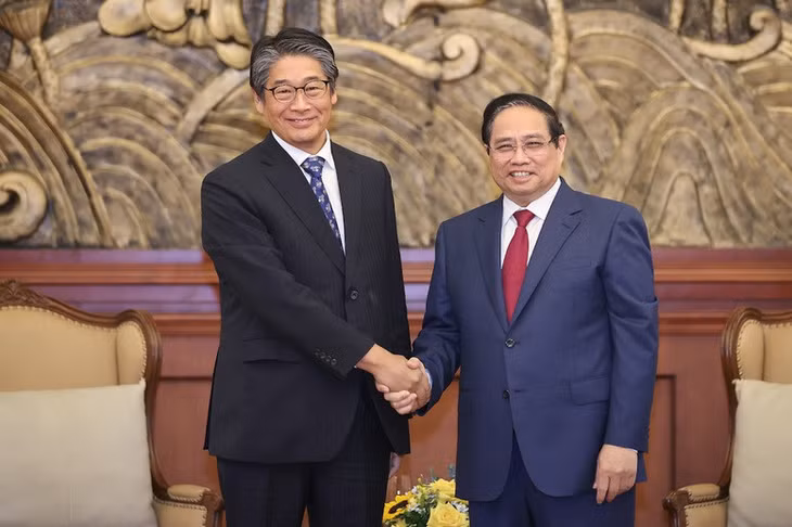 Thủ tướng Chính phủ tiếp Đại sứ Nhật Bản tại Việt Nam Ito Naoki - Ảnh: VGP/Nhật Bắc