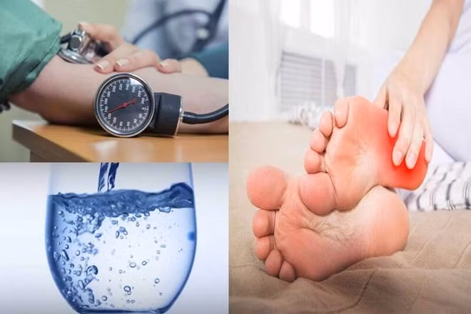 Bổ sung đủ nước để hỗ trợ quá trình đào thải axit uric. Ảnh: Hạ Mây