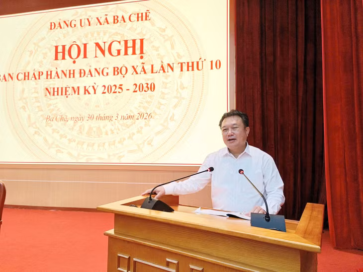 Đồng chí Nguyễn Đức Thành, Ủy viên Ban Thường vụ Tỉnh ủy, Phó Chủ tịch Thường trực HĐND tỉnh phát biểu chỉ đạo hội nghị.