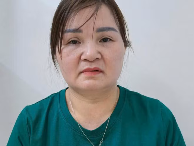 Bàn Thị Phương bị khởi tố về tội tổ chức cho người khác trốn đi nước ngoài. Ảnh: Công an Tuyên Quang