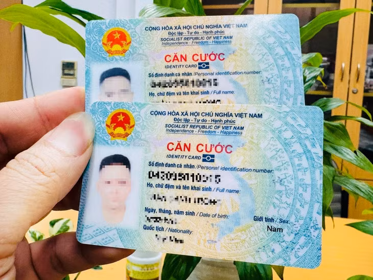 Mã định danh cá nhân trên thẻ căn cước - Ảnh: DANH TRỌNG