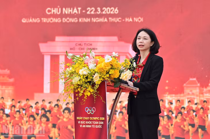 Đồng chí Vũ Thu Hà, Phó Chủ tịch Ủy ban nhân dân thành phố Hà Nội.
