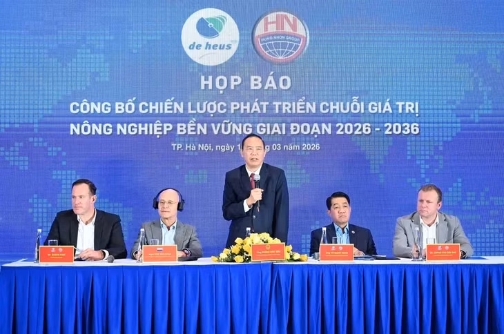 Thứ trưởng Phùng Đức Tiến khẳng định chăn nuôi Việt Nam đang có nhiều lợi thế để tăng sức cạnh tranh trên thị trường quốc tế. Ảnh: Kiều Chi