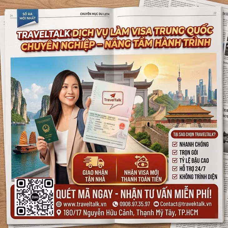TravelTalk Dịch vụ làm visa Trung Quốc chuyên nghiệp - nâng tầm hành trình ảnh 1