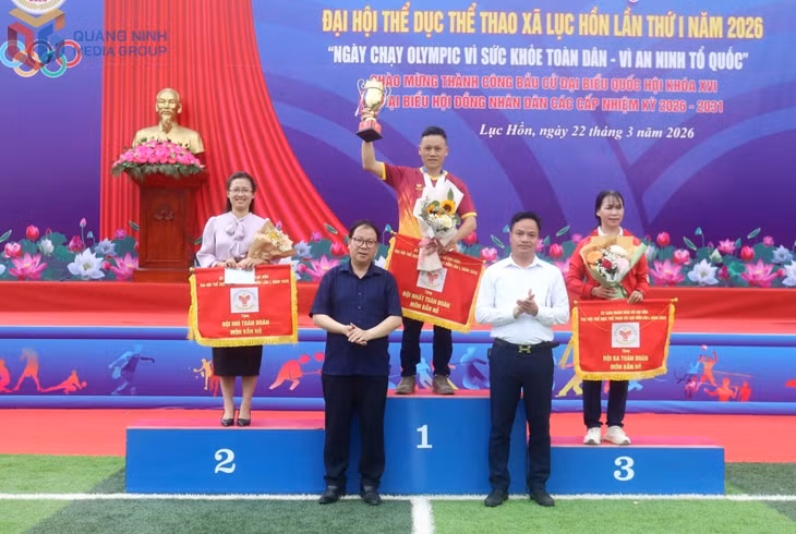Xã Lục Hồn tổ chức Lễ bế mạc Đại hội Thể dục Thể thao lần thứ I, năm 2026. 