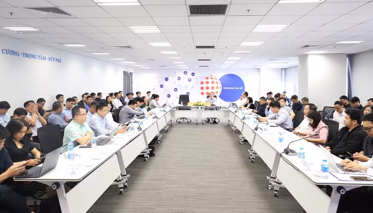 Hội nghị triển khai công tác IPv6 được Trung tâm Internet Việt Nam (VNNIC) tổ chức trong ngày 24.3. Ảnh: Tuấn Khoa
