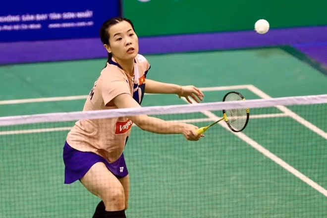 Tay vợt Nguyễn Thùy Linh. Ảnh: Thanh Vũ