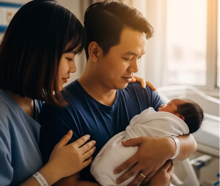 Bộ Y tế đề xuất hỗ trợ 2 triệu đồng với phụ nữ sinh đủ hai con trước 35 tuổi - Ảnh minh họa: AI