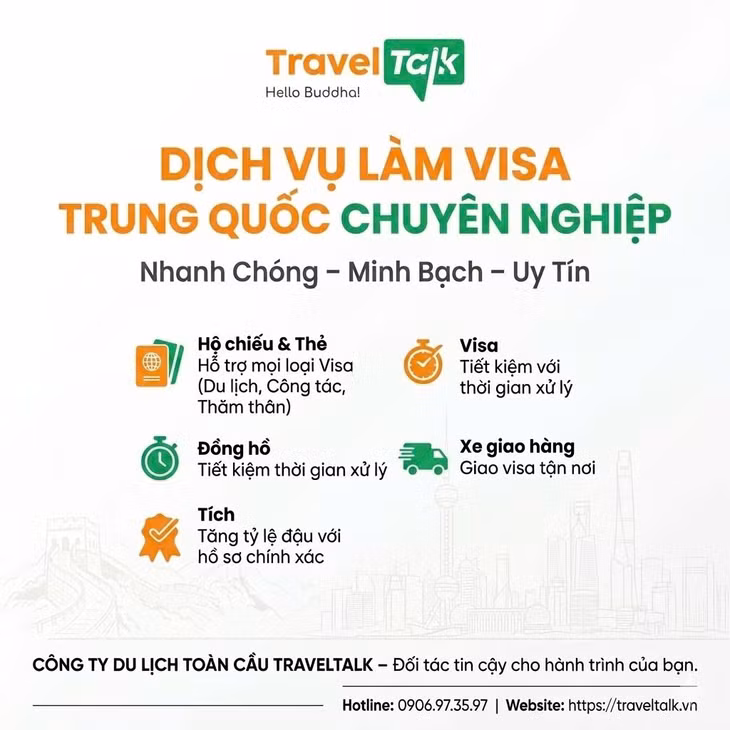 TravelTalk Dịch vụ làm visa Trung Quốc chuyên nghiệp - nâng tầm hành trình ảnh 4