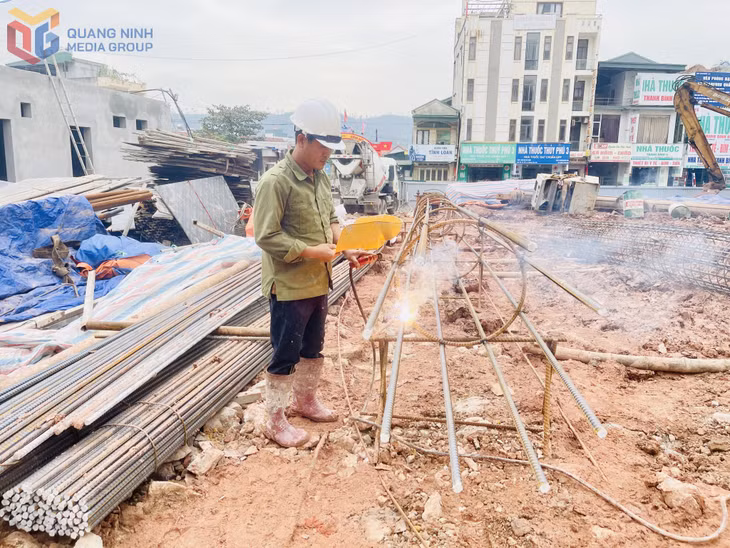 Dự án mở rộng bệnh viện Bãi Cháy đang được thi công theo đúng tiến độ.