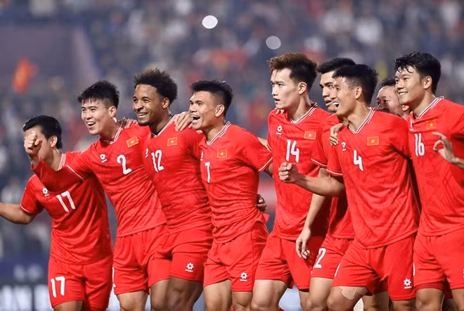 Tuyển Việt Nam chính thức giành vé dự vòng chung kết Asian Cup 2027. Ảnh: VFF