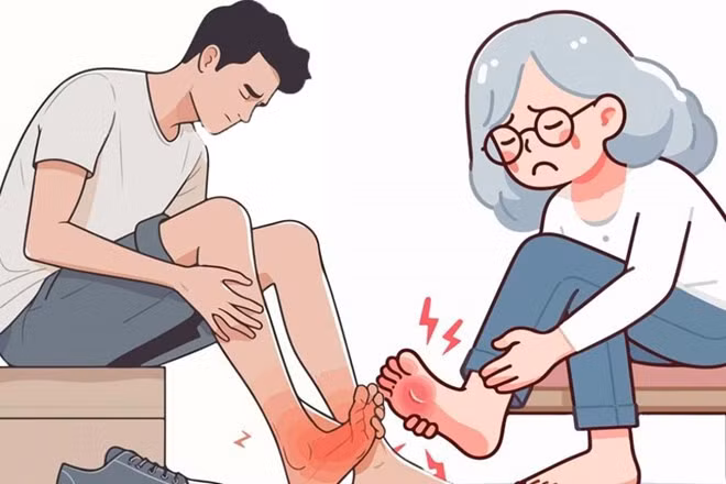 Ngồi lâu, ít vận động có thể làm tăng nguy cơ hình thành cục máu đông. Đồ họa: Thiện Nhân