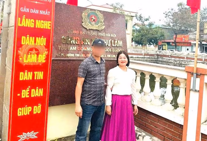 Đối tượng truy nã Nguyễn Thị Sâm bị Phòng Cảnh sát hình sự Công an Nghệ An bắt giữ khi đang lẩn trốn tại TP. Hà Nội. Ảnh: Ngọc Anh