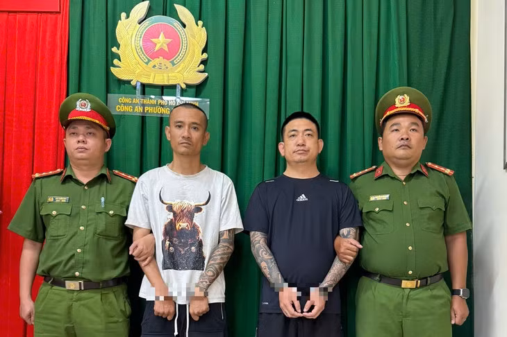 Từ trái sang: Nguyễn Minh Tuấn và Trần Văn Khánh - Ảnh: C.A.