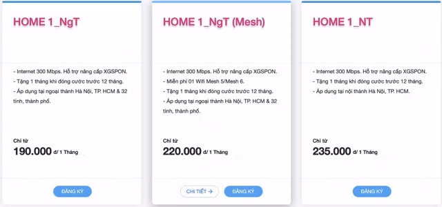 Giá cước VNPT năm 2026. Ảnh: Đức Vân