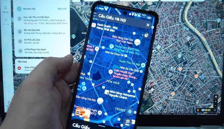 Google Maps bắt đầu cập nhật địa giới xã, phường mới tại Việt Nam. Ảnh: Hạo Thiên