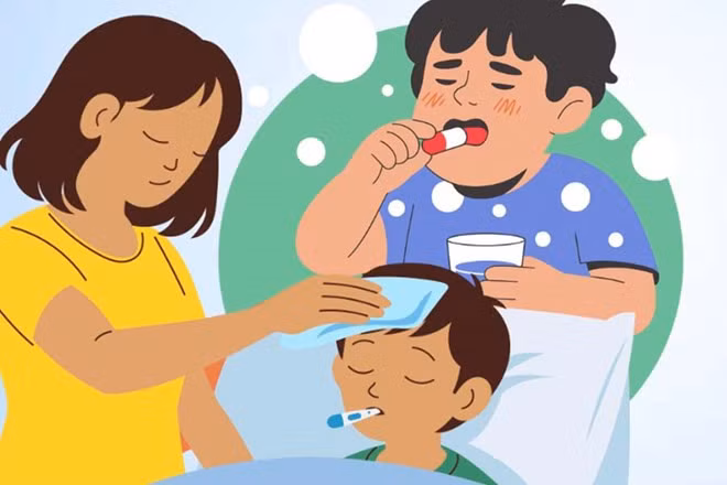 Cha mẹ cần biết điều quan trọng trước khi cho trẻ uống thuốc. Đồ họa: Thiện Nhân